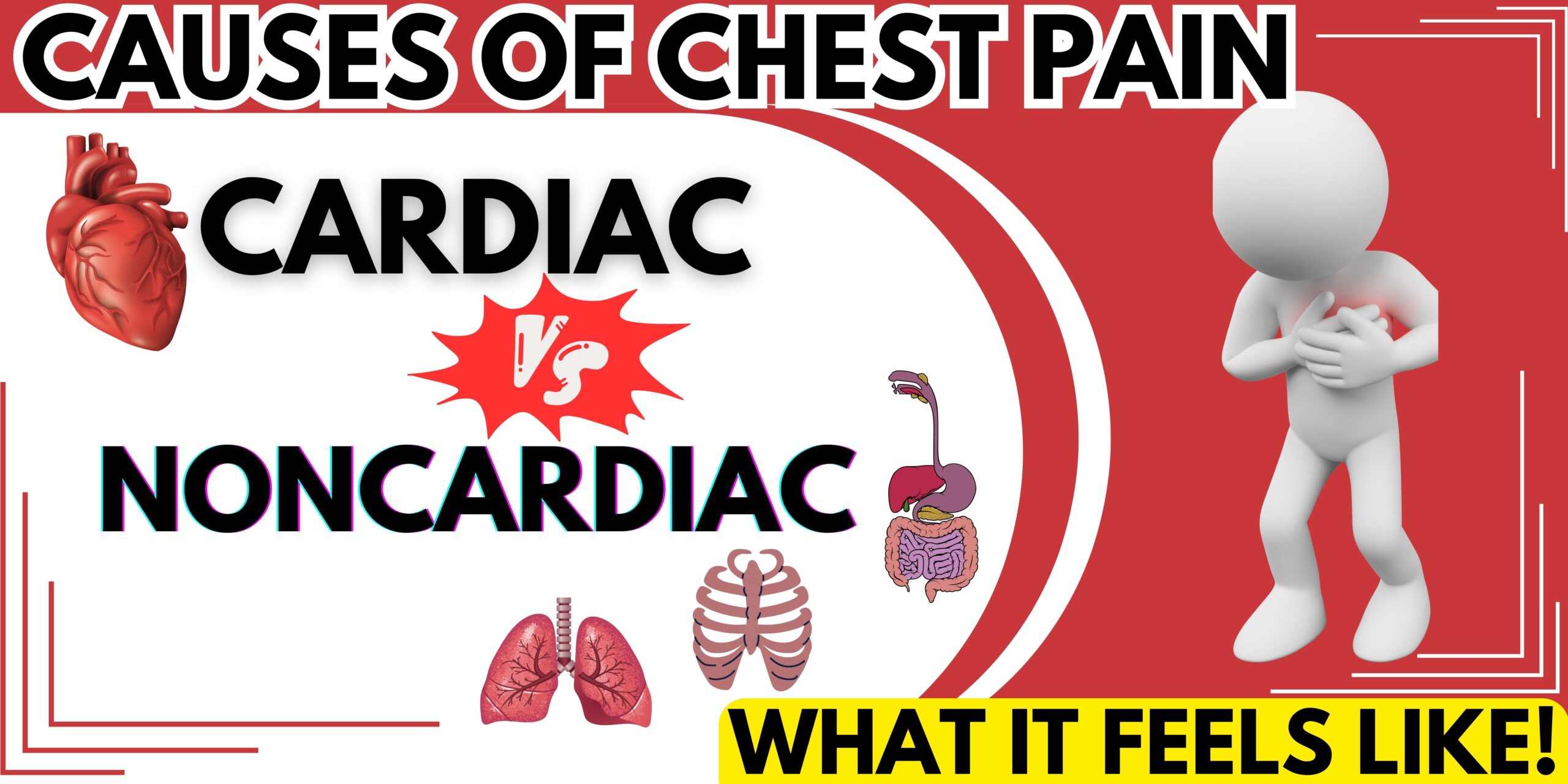 Is chest pain always bad! How it feels like!