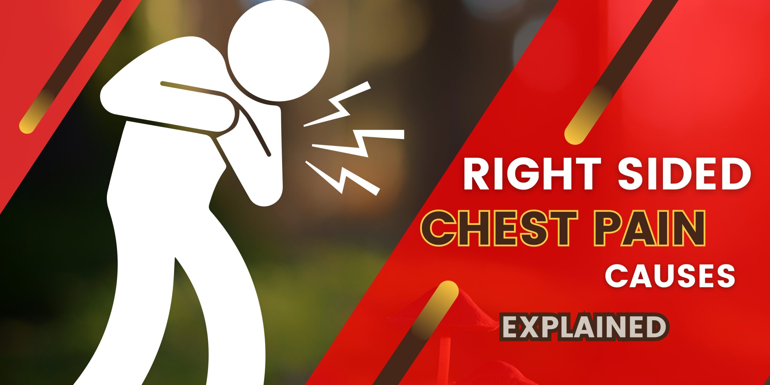 3 major causes of right sided chest pain