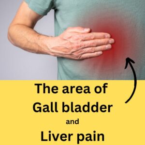 site of gall bladder and liver pain